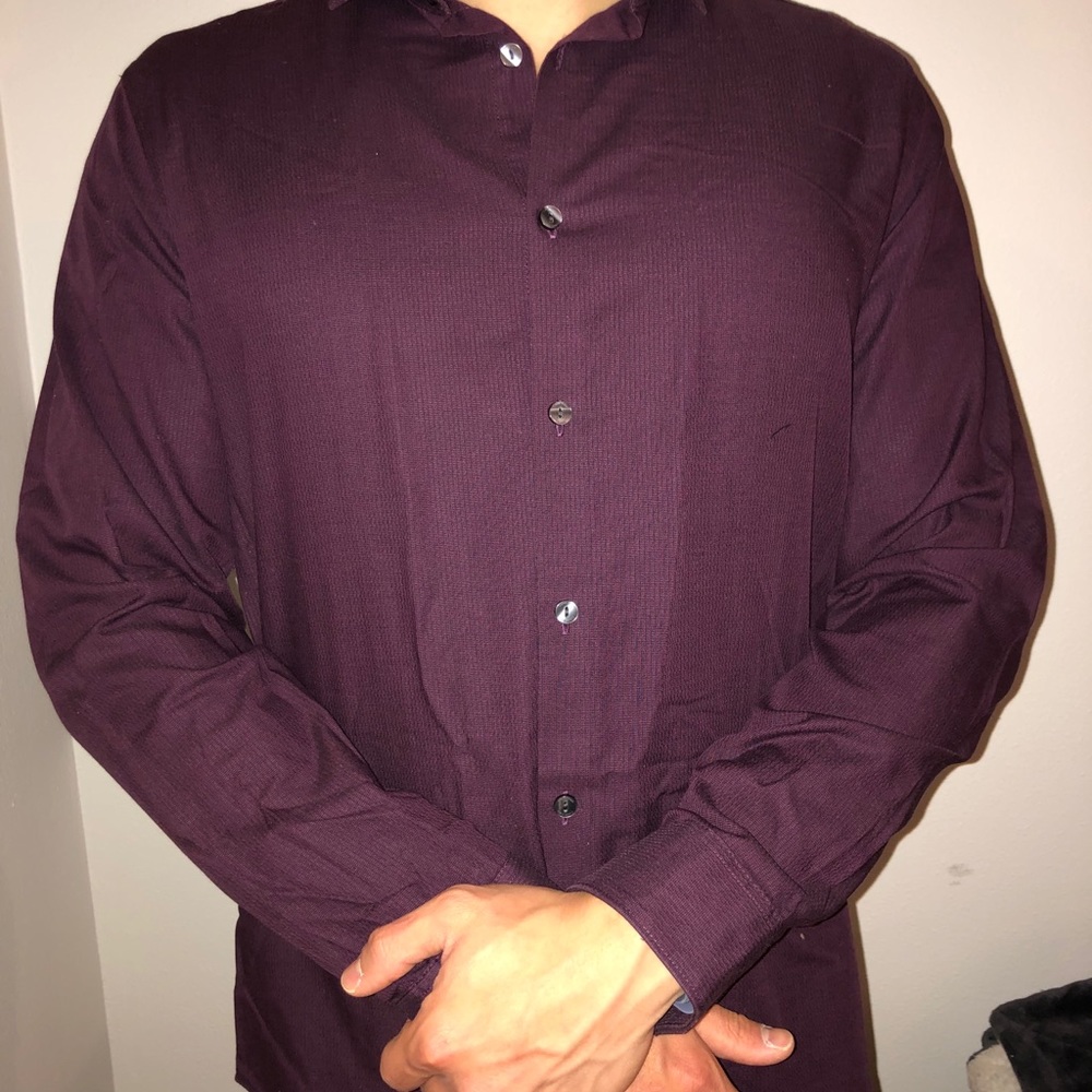 Purple Button Down - image 3